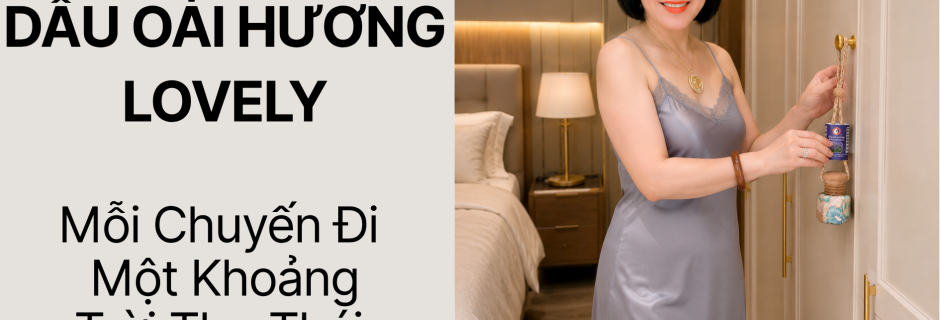 Treo xe dầu oải hương