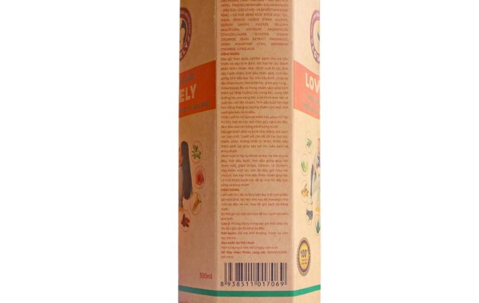 DẦU GỘI THẢO DƯỢC LOVELY DÀNH CHO MẸ BẦU TRƯỚC VÀ SAU SINH (500ML)