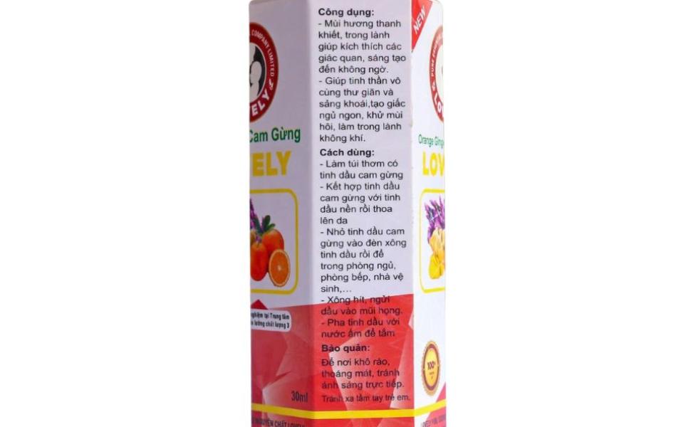 TINH DẦU CAM GỪNG (10ML) NEW