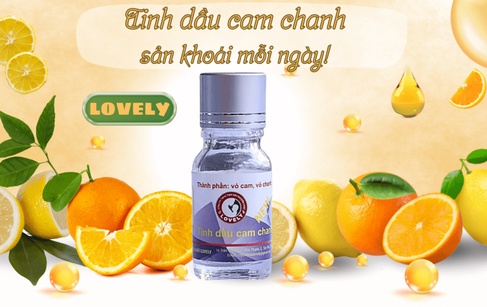 TINH DẦU CAM CHANH (10ML) NEW
