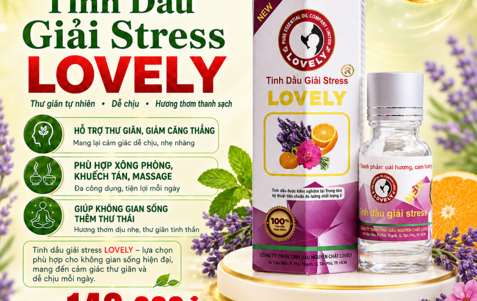TINH DẦU GIẢI STRESS LOVELY