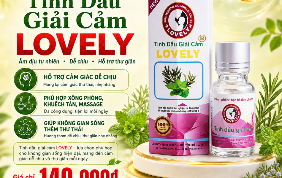 TINH DẦU GIẢI CẢM LOVELY