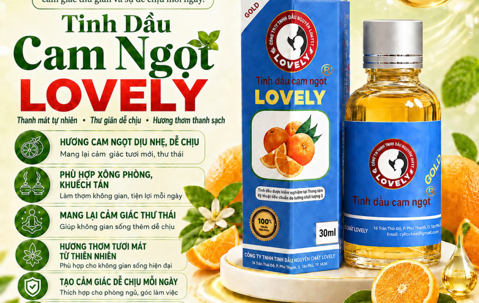 TINH DẦU CAM NGỌT LOVELY 
