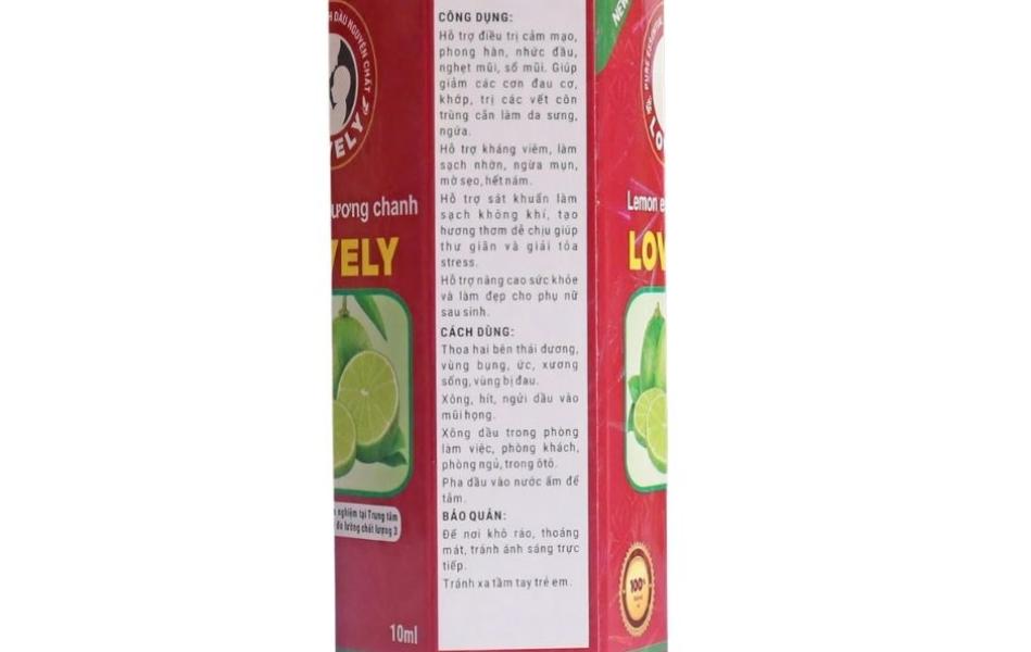 TINH DẦU HƯƠNG CHANH LOVELY (30ML)