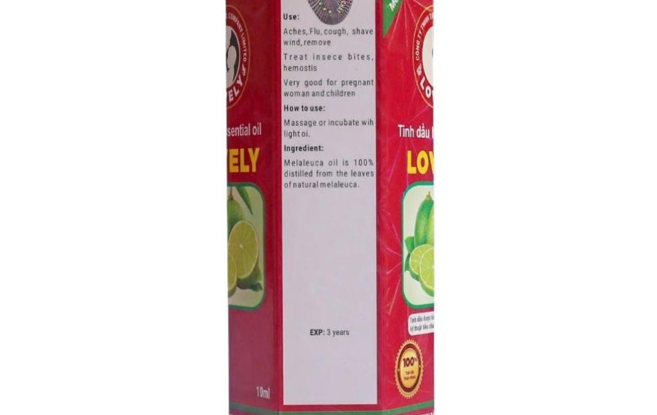 TINH DẦU HƯƠNG CHANH LOVELY (30ML)