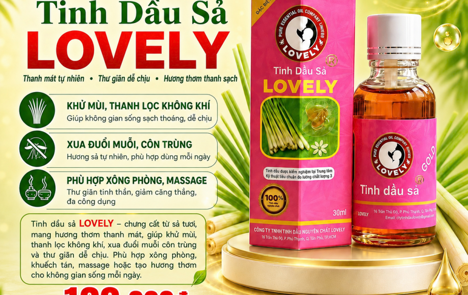 TINH DẦU SẢ LOVELY 