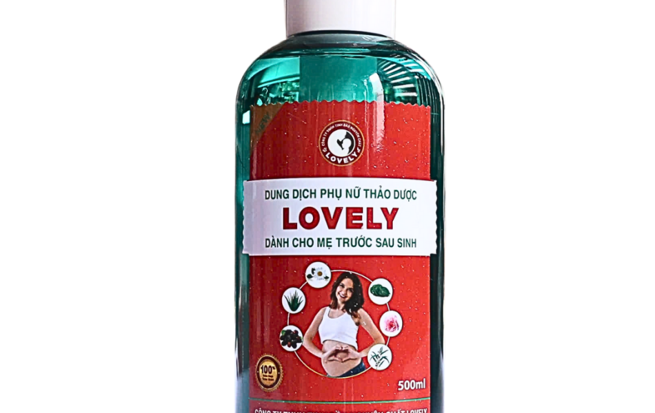 DUNG DỊCH VỆ SINH PHỤ NỮ THẢO DƯỢC LOVELY (500ML)