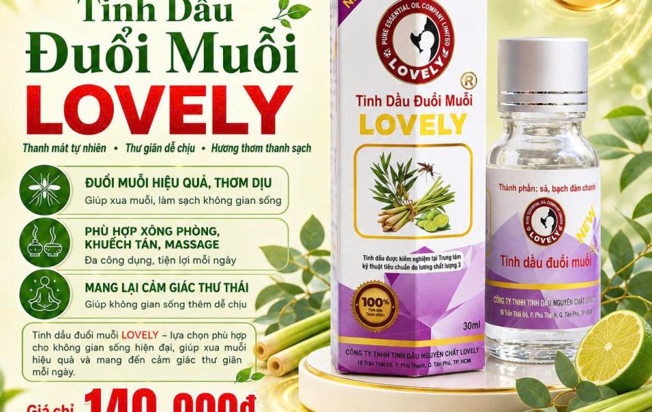 TINH DẦU ĐUỔI MUỖI LOVELY