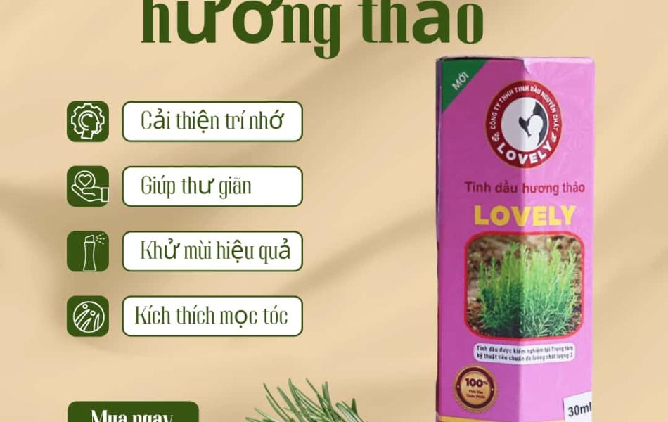 TINH DẦU HƯƠNG THẢO LOVELY (30ML)