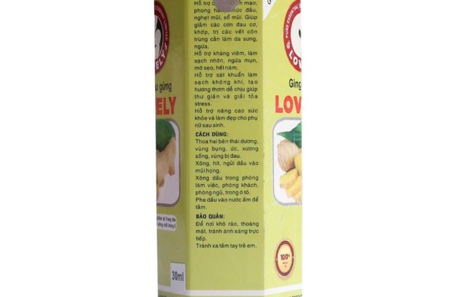TINH DẦU GỪNG LOVELY (30ML)