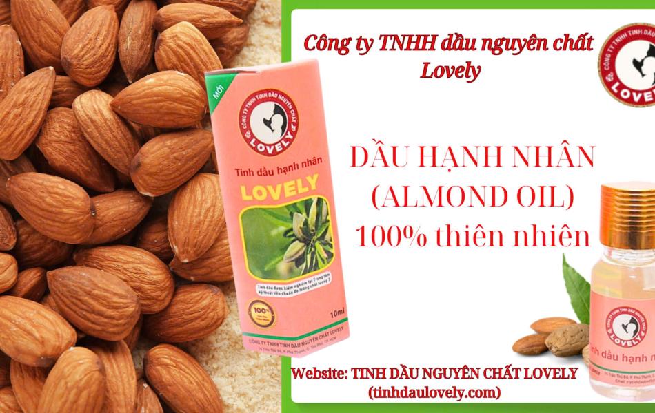 TINH DẦU HẠNH NHÂN LOVELY (30ML) NEW