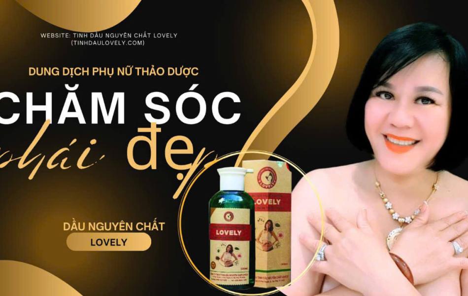 DUNG DỊCH VỆ SINH PHỤ NỮ THẢO DƯỢC LOVELY (500ML)