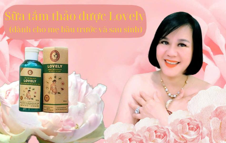 SỮA TẮM THẢO DƯỢC LOVELY DÀNH CHO MẸ TRƯỚC VÀ SAU SINH (500ML)