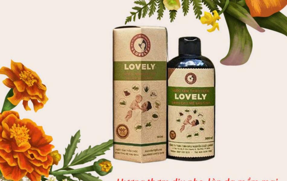 NƯỚC TẮM THẢO DƯỢC LOVELY DÀNH CHO MẸ TRƯỚC VÀ SAU SINH (500ML)