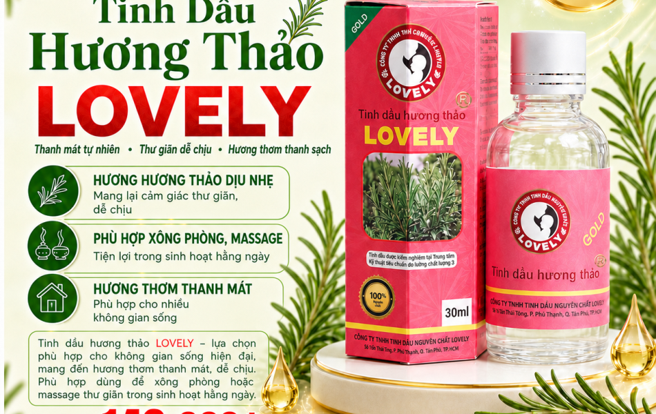 TINH DẦU HƯƠNG THẢO LOVELY
