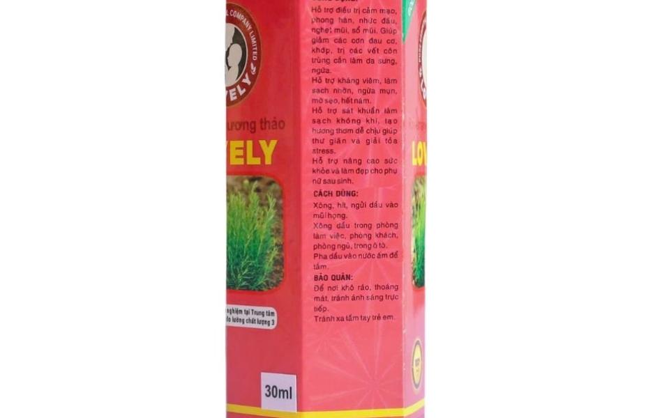 TINH DẦU HƯƠNG THẢO LOVELY (30ML)