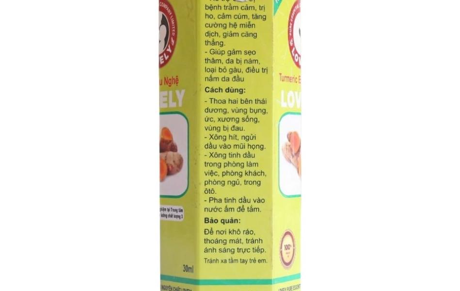 TINH DẦU NGHỆ LOVELY (30ML)