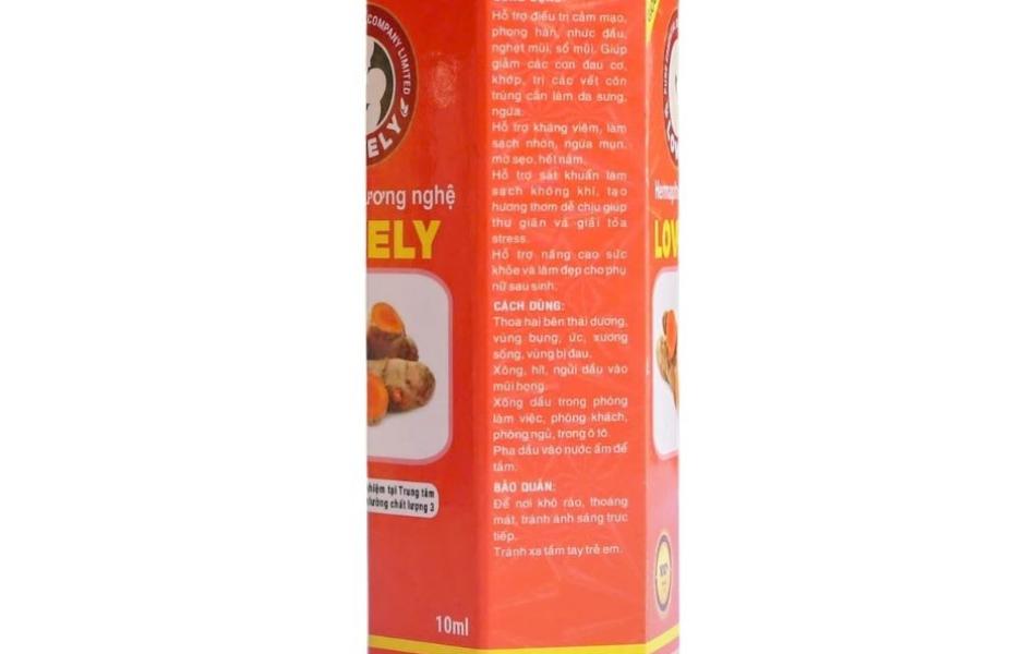 TINH DẦU NGHỆ LOVELY (30ML)