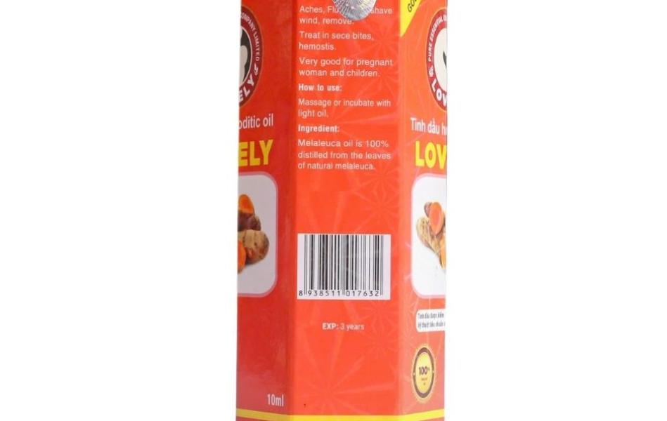 TINH DẦU NGHỆ LOVELY (30ML)
