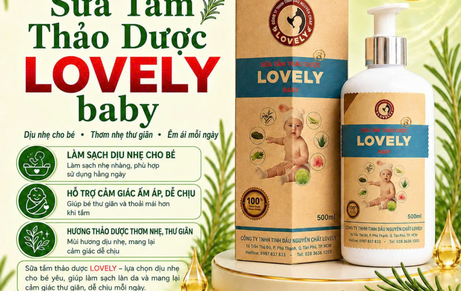 SỮA TẮM THẢO DƯỢC BABY LOVELY 