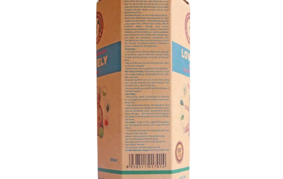 SỮA TẮM THẢO DƯỢC BABY LOVELY (500ML)