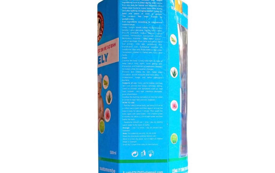 SỮA TẮM THẢO DƯỢC BABY LOVELY (500ML)