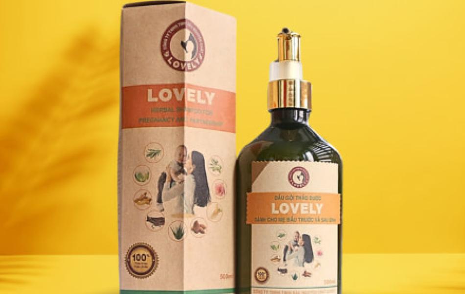 DẦU GỘI THẢO DƯỢC LOVELY DÀNH CHO MẸ BẦU TRƯỚC VÀ SAU SINH (500ML)