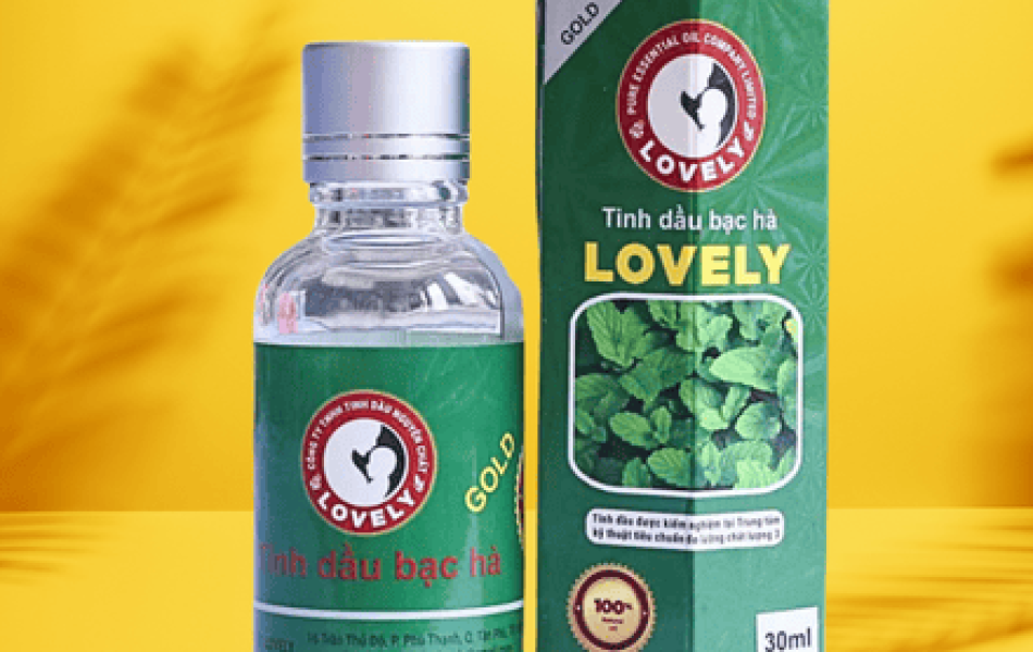 TINH DẦU BẠC HÀ LOVELY (30ML) GOLD