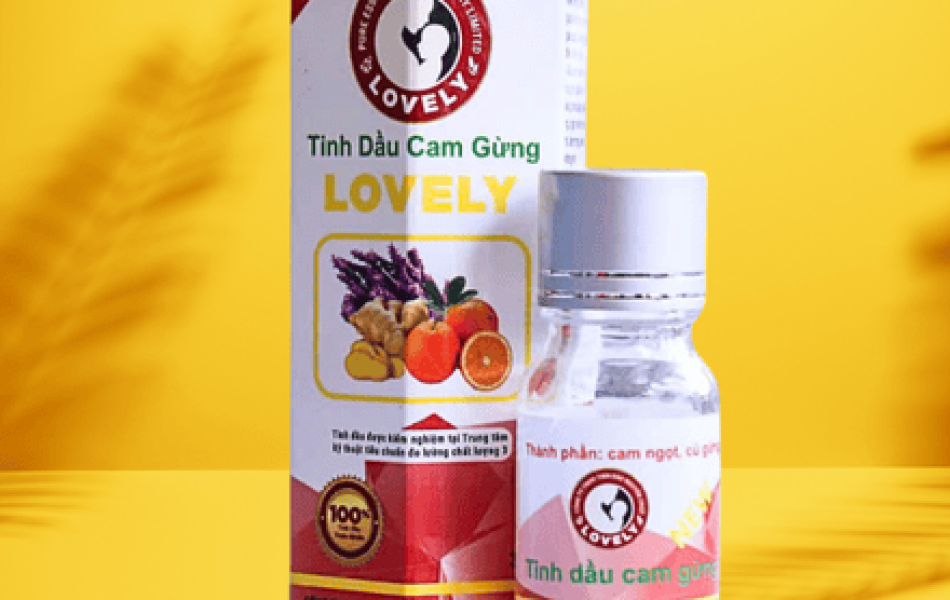 TINH DẦU CAM GỪNG (10ML) NEW