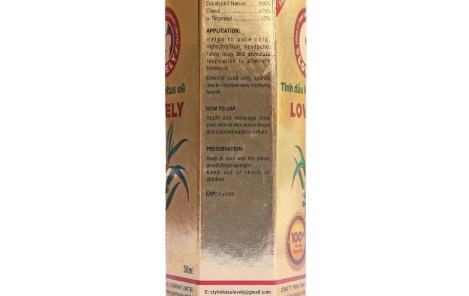 TINH DẦU KHUYNH DIỆP LOVELY (30ML)