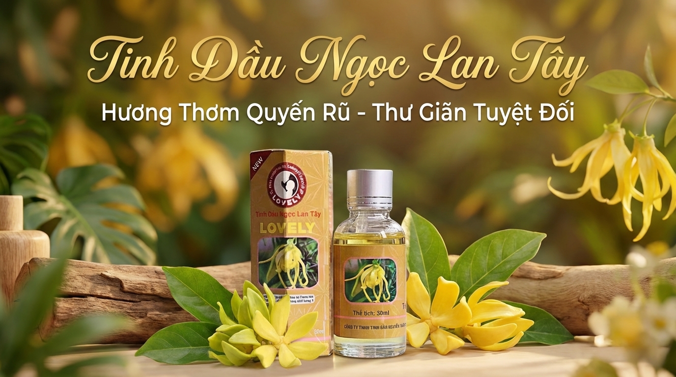 Tinh dầu Ngọc Lan Tây Lovely 100% nguyên chất