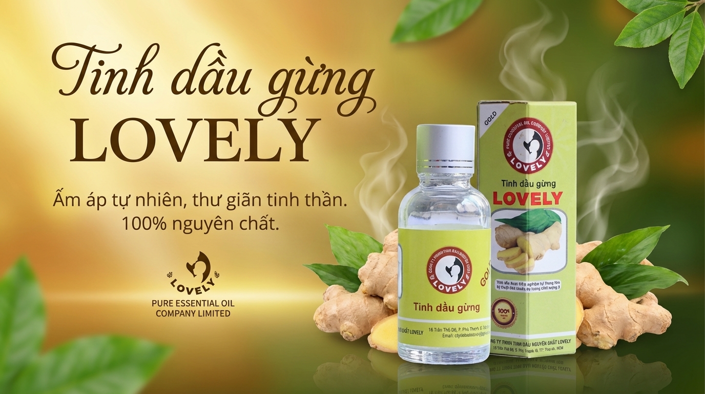 Hướng dẫn cách sử dụng tinh dầu gừng an toàn và hiệu quả