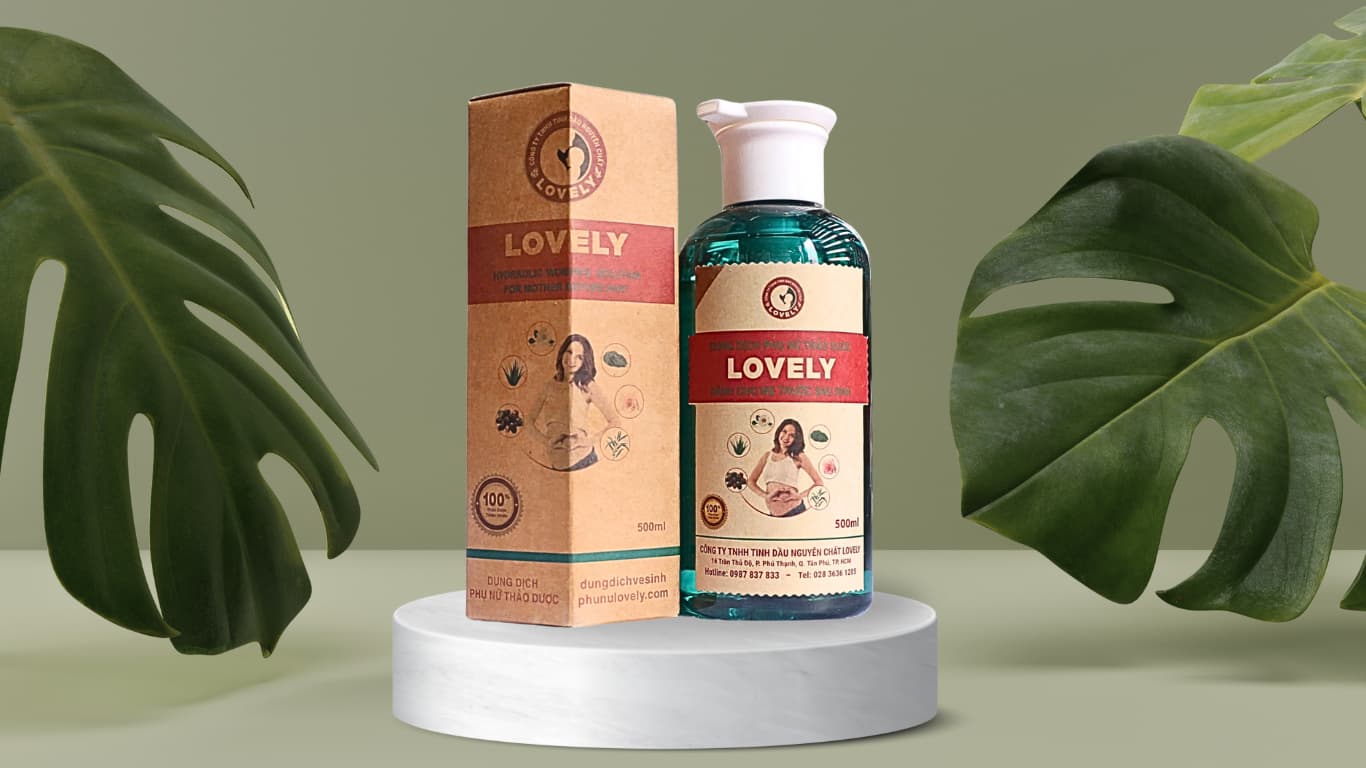dung dịch vệ sinh phụ nữ thảo dược Lovely