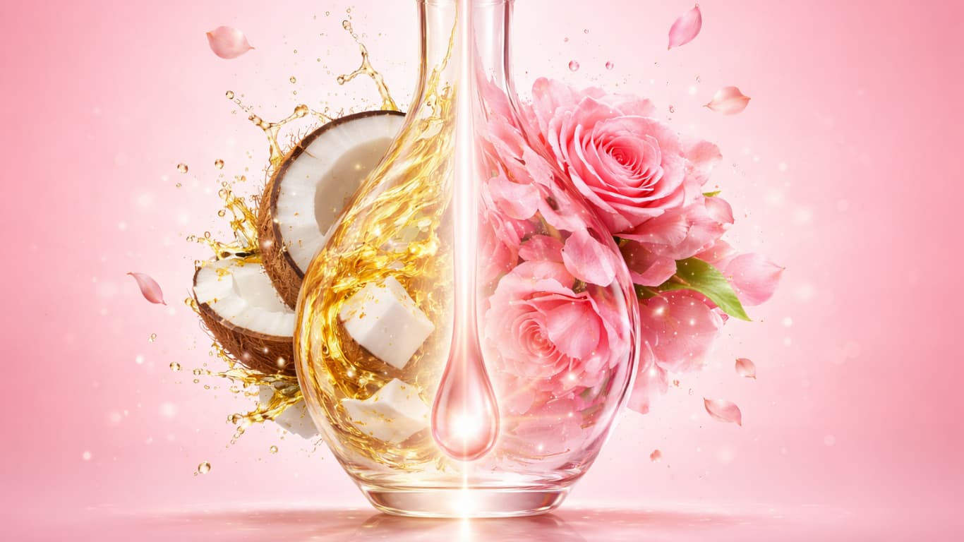 Serum dầu dừa hoa hồng Lovely dưỡng ẩm chuyên sâu