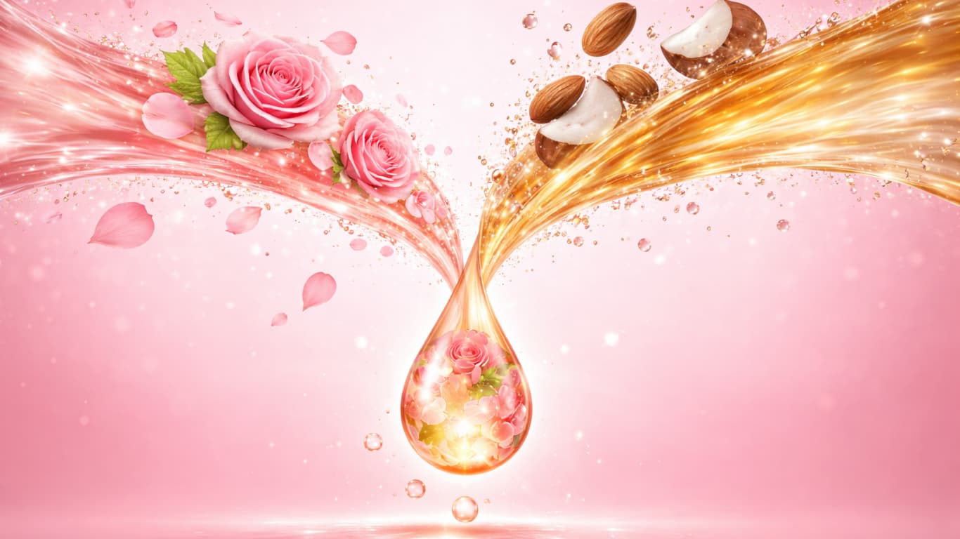 Serum hạnh nhân hoa hồng Lovely dưỡng ẩm sâu và làm sáng da