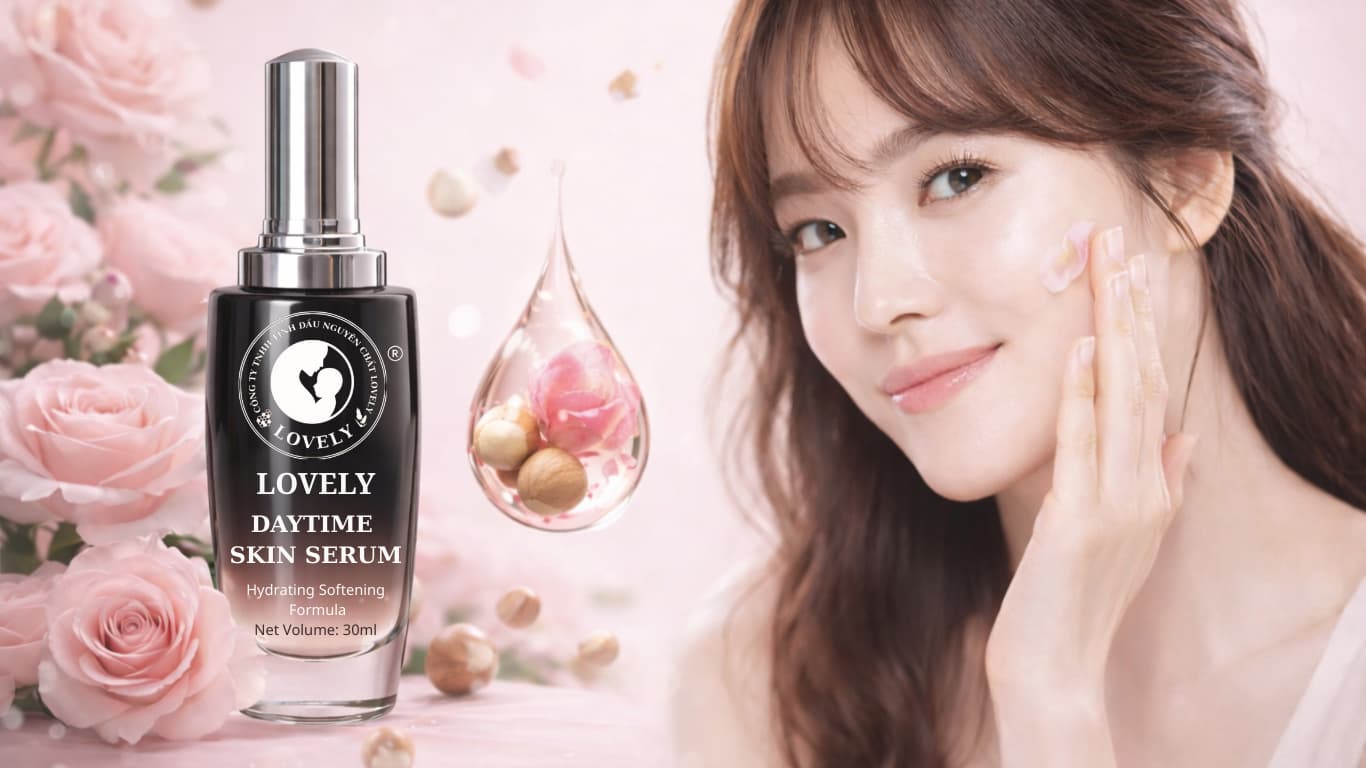 Sở hữu làn da mướt mịn và căng tràn sức sống cùng Serum Macca Hoa Hồng Lovely