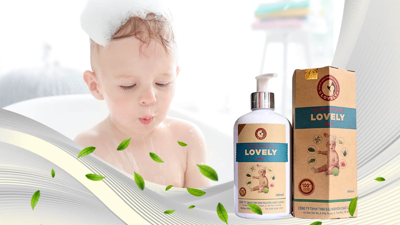 Sữa tắm thảo dược cho bé Lovely
