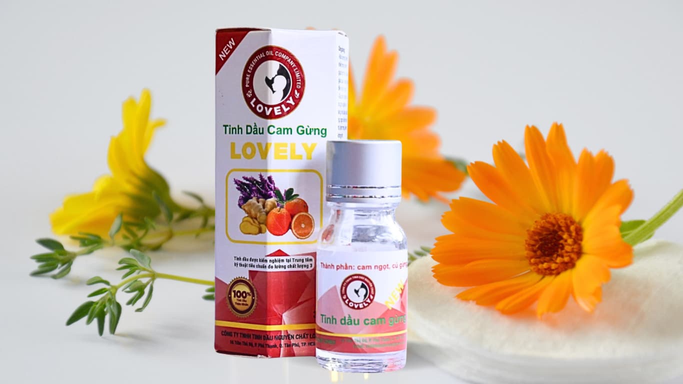 tinh dầu cam gừng Lovely