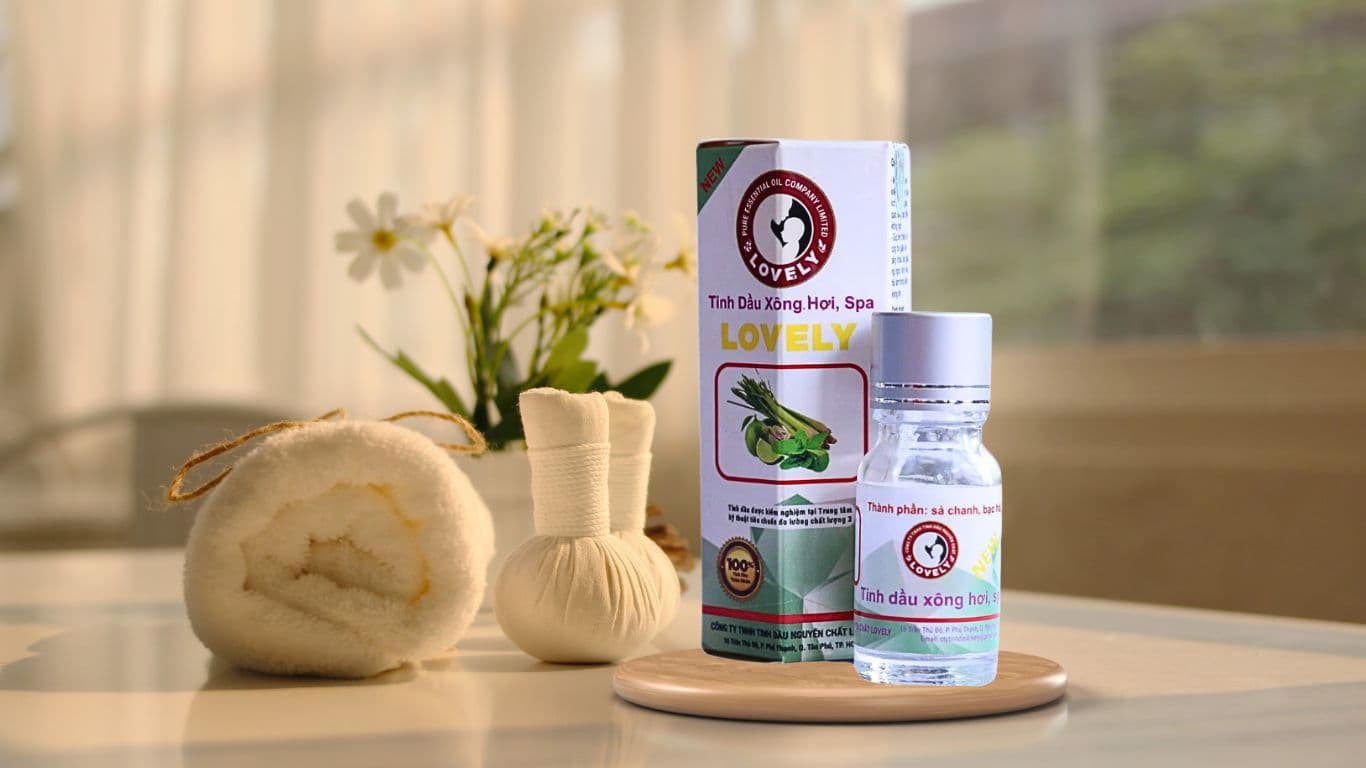 tinh dầu xông hơi, spa Lovely