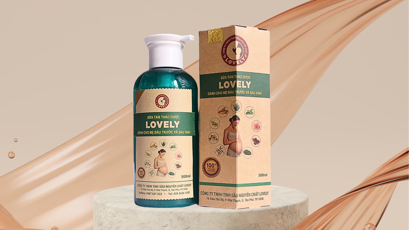 sữa tắm thảo dược Lovely