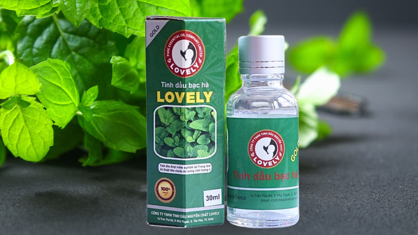 tinh dầu bạc hà Lovely
