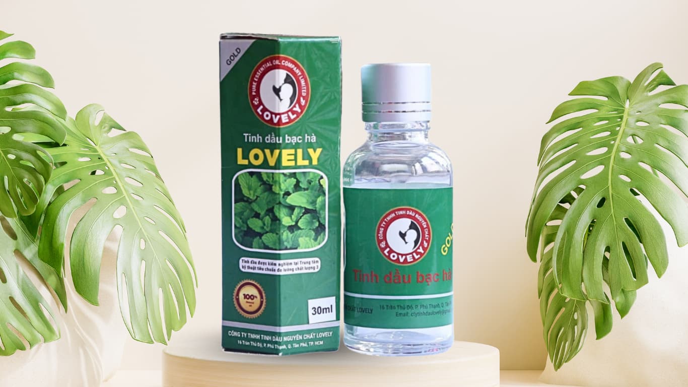 tinh dầu bạc hà Lovely