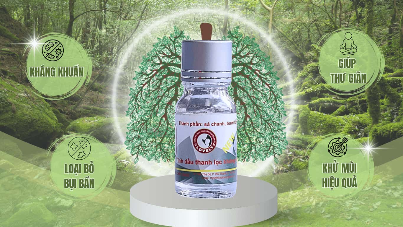 tinh dầu thanh lọc không khí