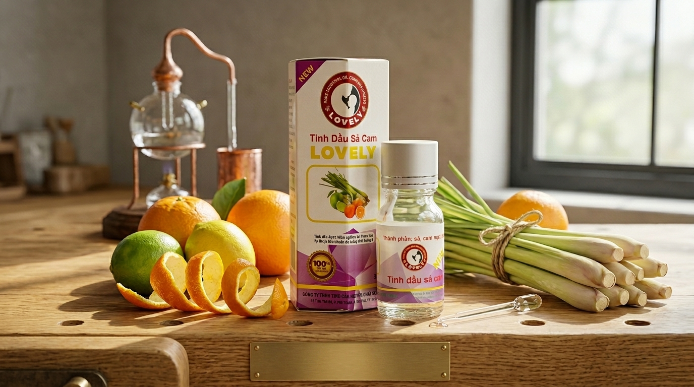 Tinh dầu sả cam Lovely