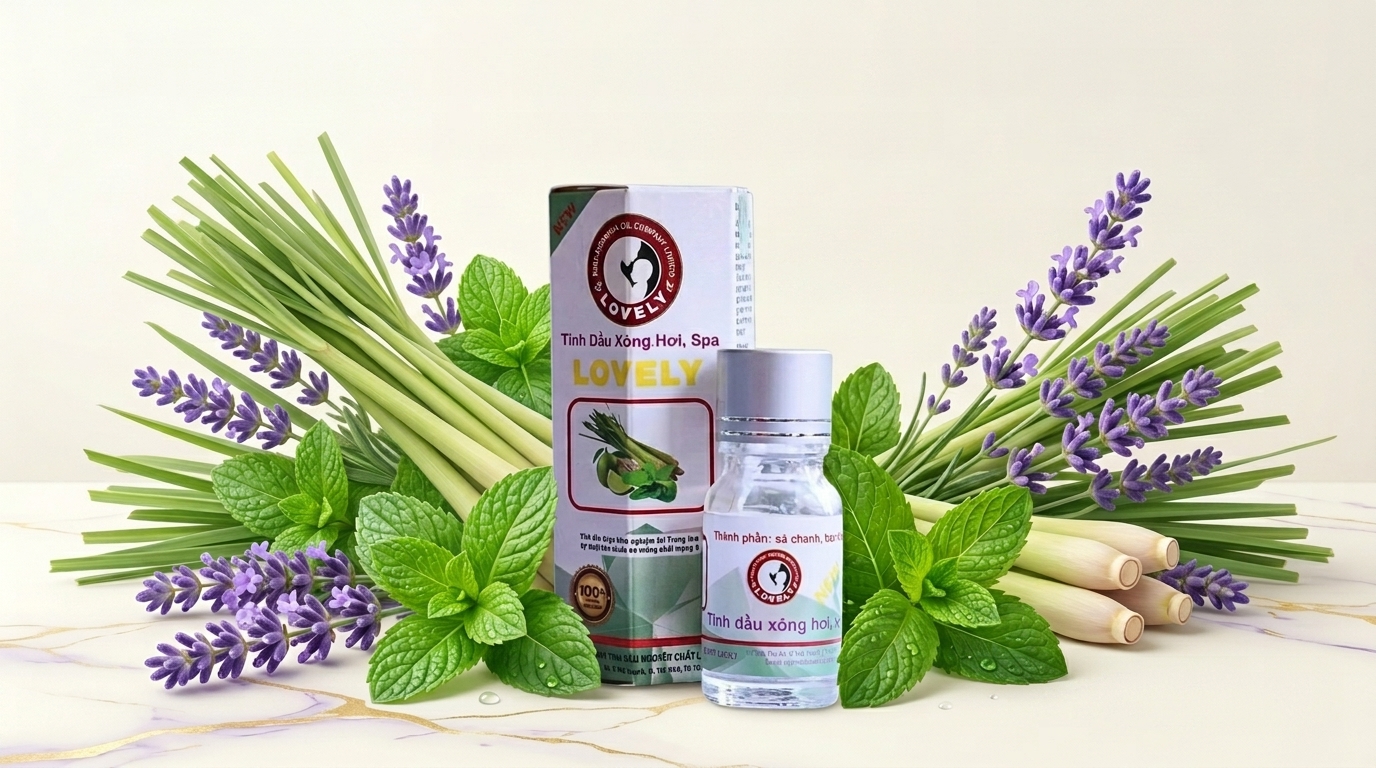Tinh dầu xông hơi spa Lovely