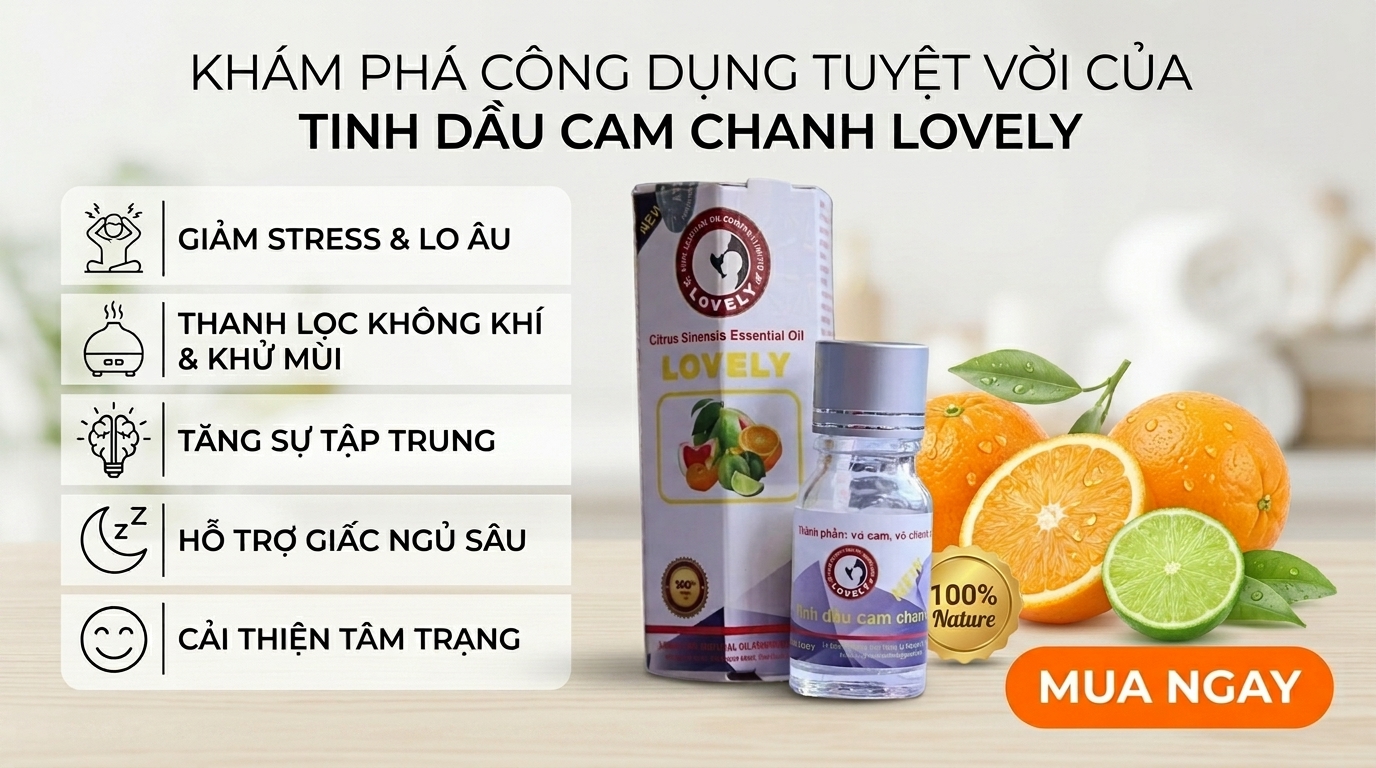 Tinh dầu cam chanh Lovely
