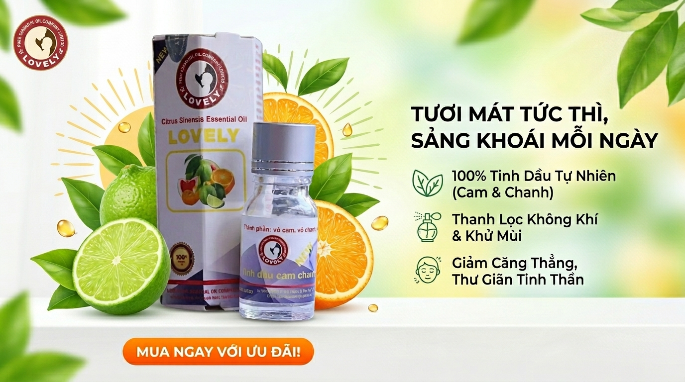 Tinh dầu cam chanh Lovely