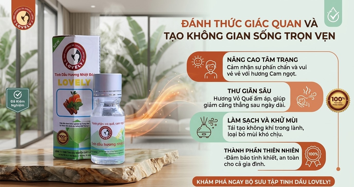 Tinh dầu hương nhiệt đới Lovely