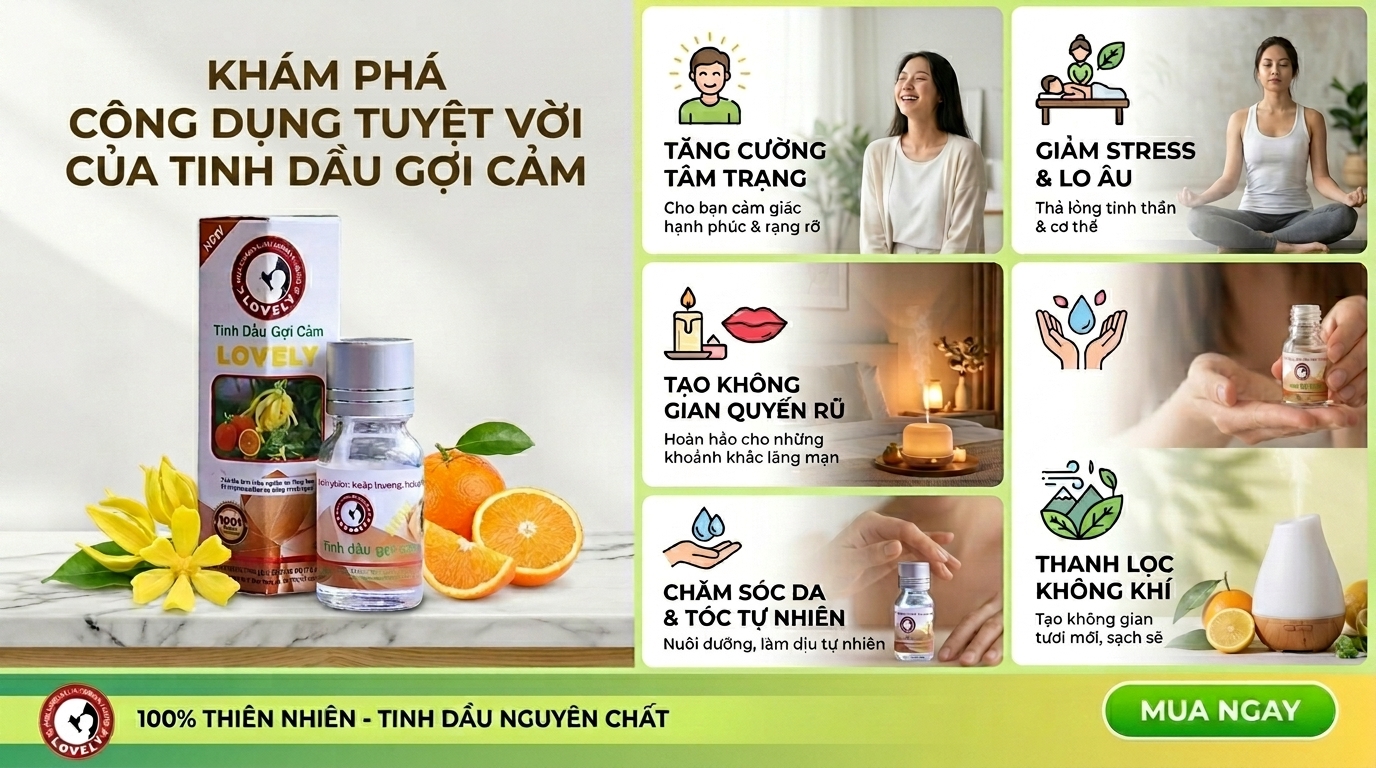 Tinh dầu gợi cảm Lovely