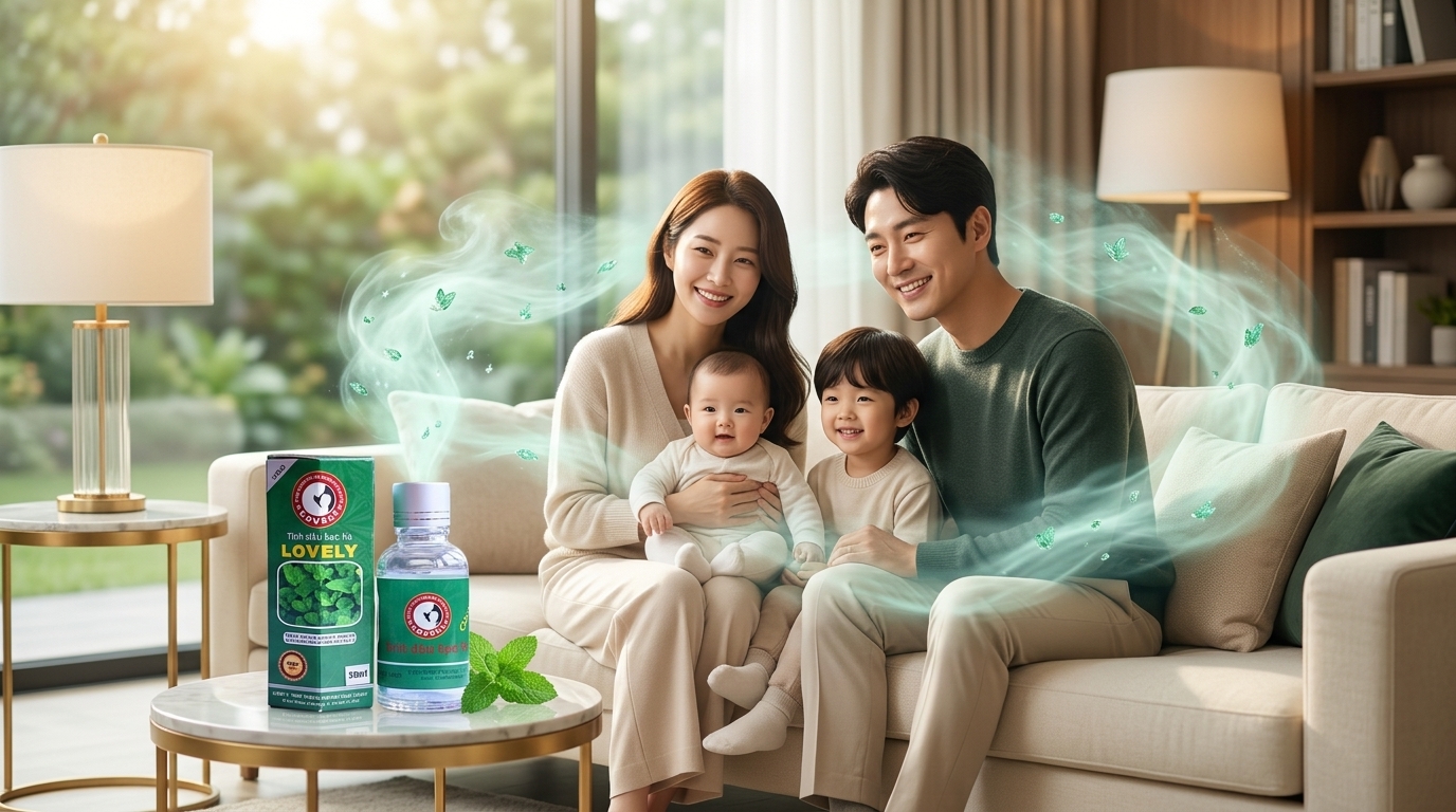 Tinh dầu bạc hà Lovely nguyên chất